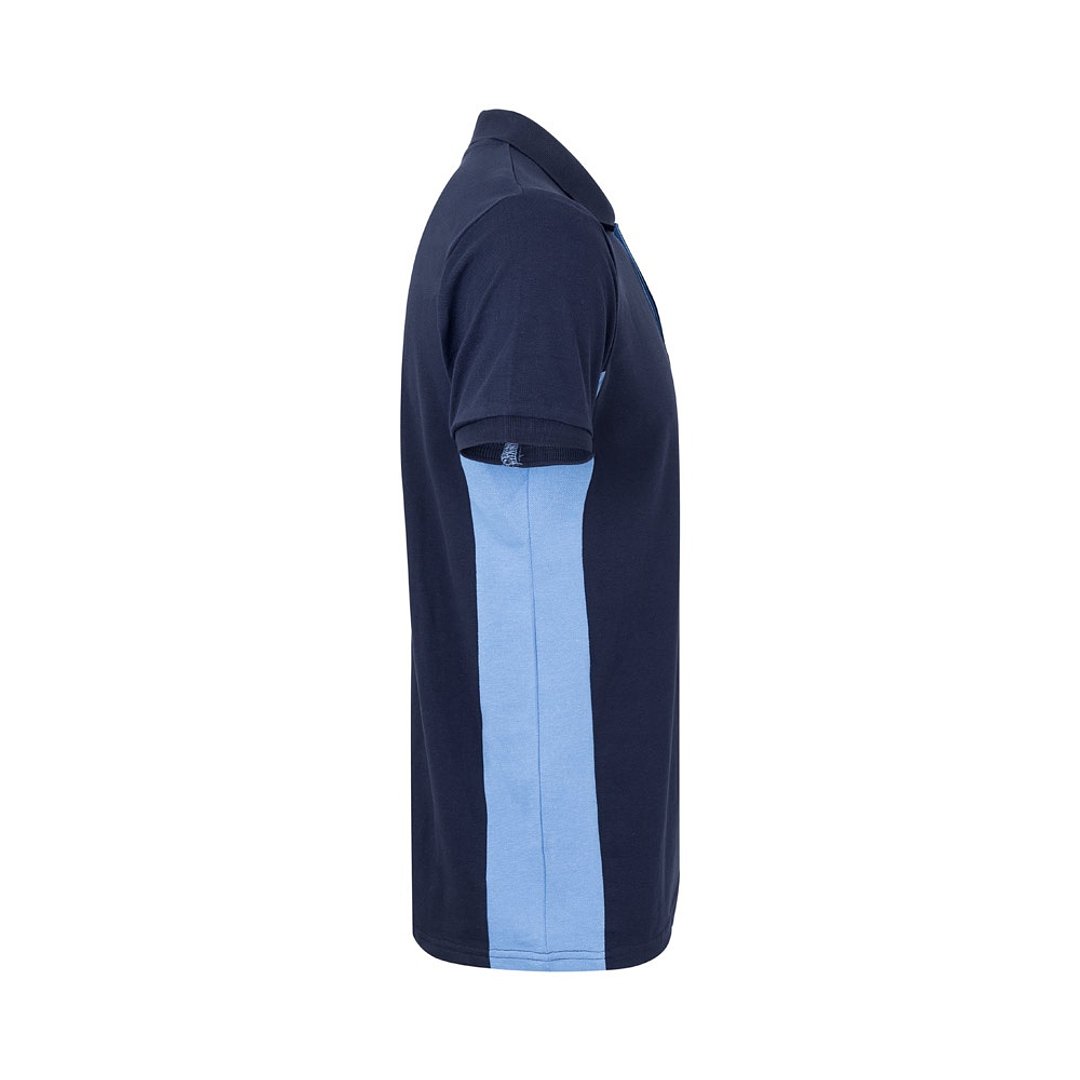 Zweifarbiges Piqué-Poloshirt (180 g/m²), kurzärmelig, aus Baumwolle (60%) und Polyester (40%) Buorli