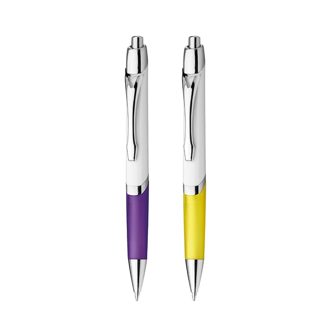 Kugelschreiber mit Clip aus Metall Nolfas