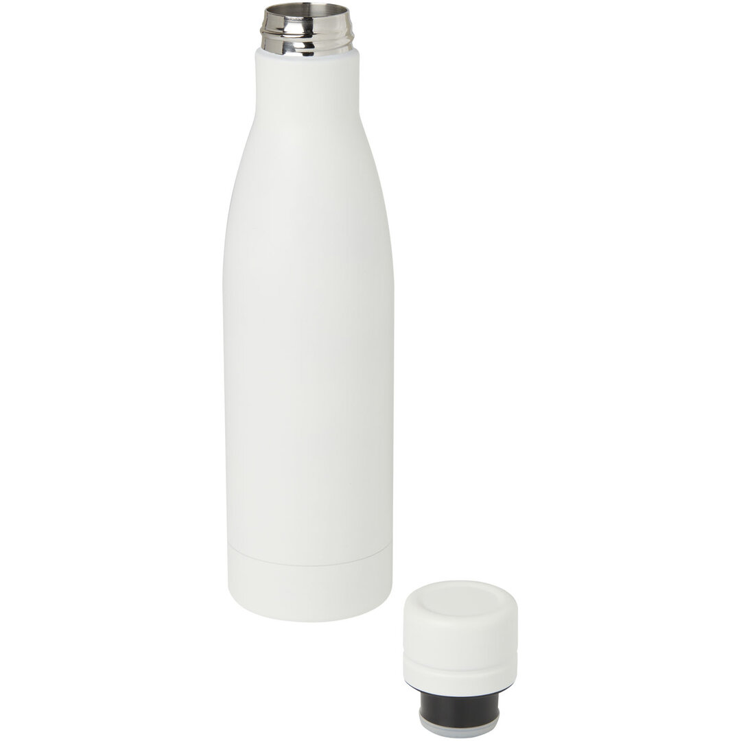 RCS-zertifizierte Kupfer-Vakuum Isolierflasche aus recyceltem Edelstahl, 500 ml - Truia