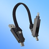 Multifunktionales 4-in-1 Kabel OTG Schlüsselanhänger Größe 60W Mudicch
