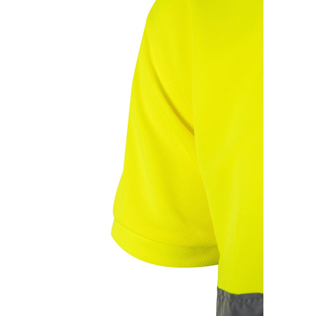 Zweifarbiges Poloshirt im Bird-Eye-Design (160g/m²) mit kurzen Ärmeln, aus Polyester (100%) Nicha