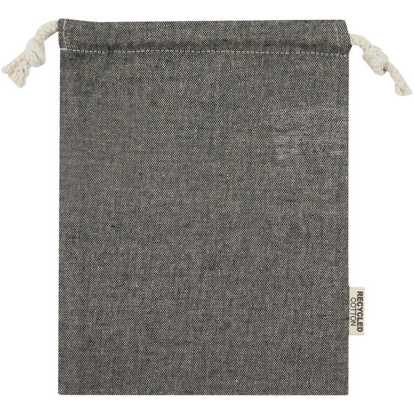 150 g/m² GRS Zuziehbeutel aus Recyclingbaumwolle klein 0,5 l - Warena