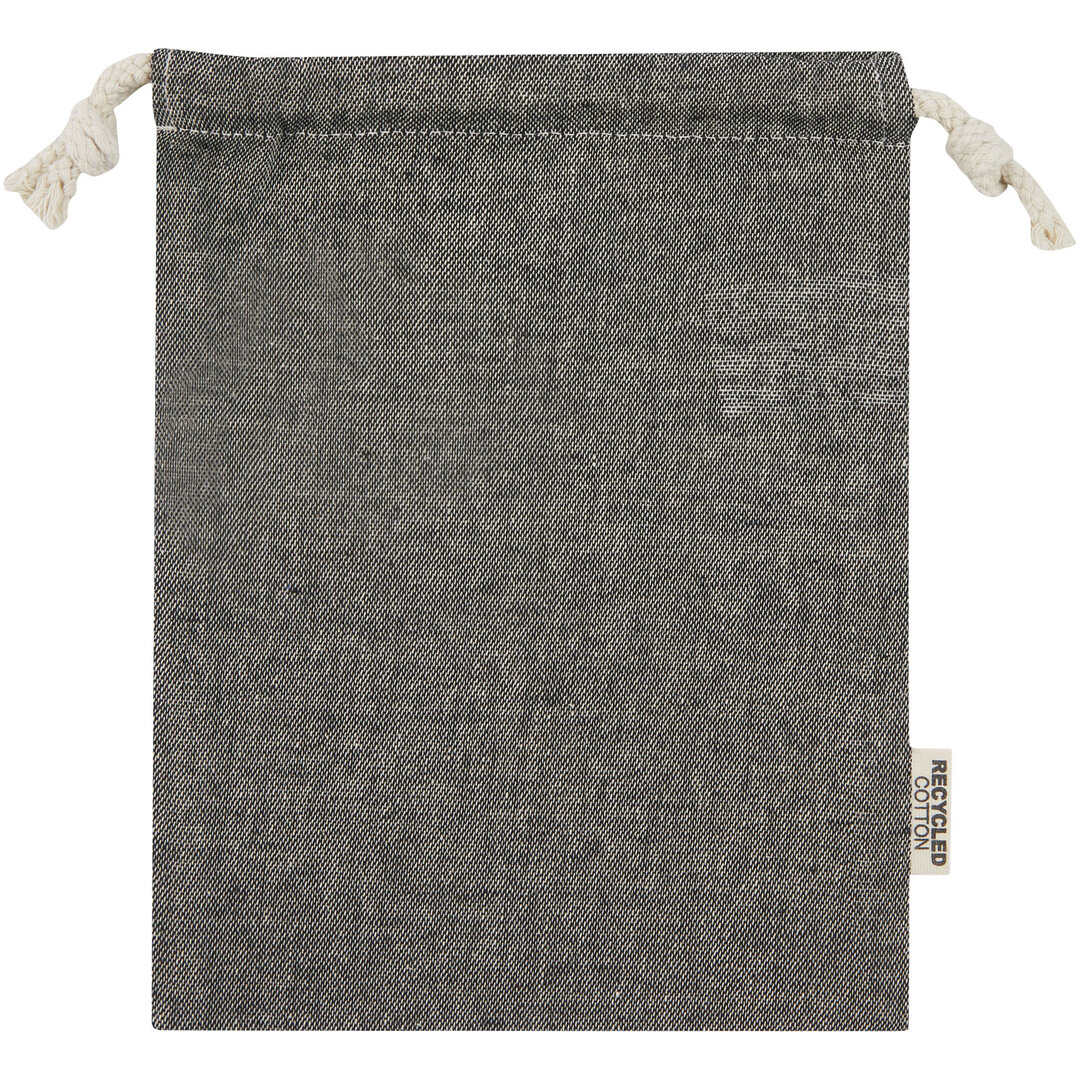 150 g/m² GRS Zuziehbeutel aus Recyclingbaumwolle klein 0,5 l - Warena