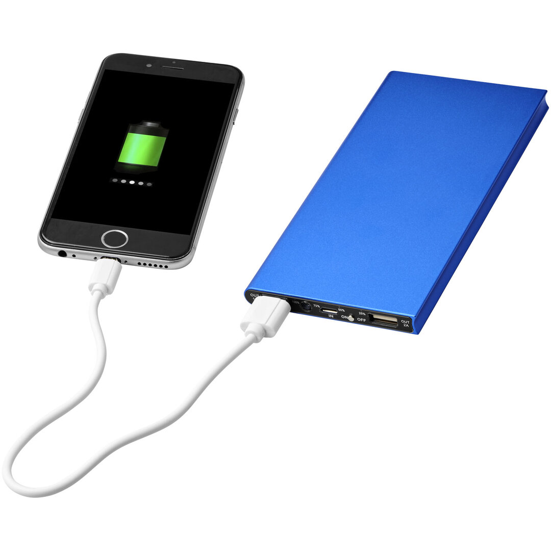 8000 mAh Aluminium-Powerbank - Renas