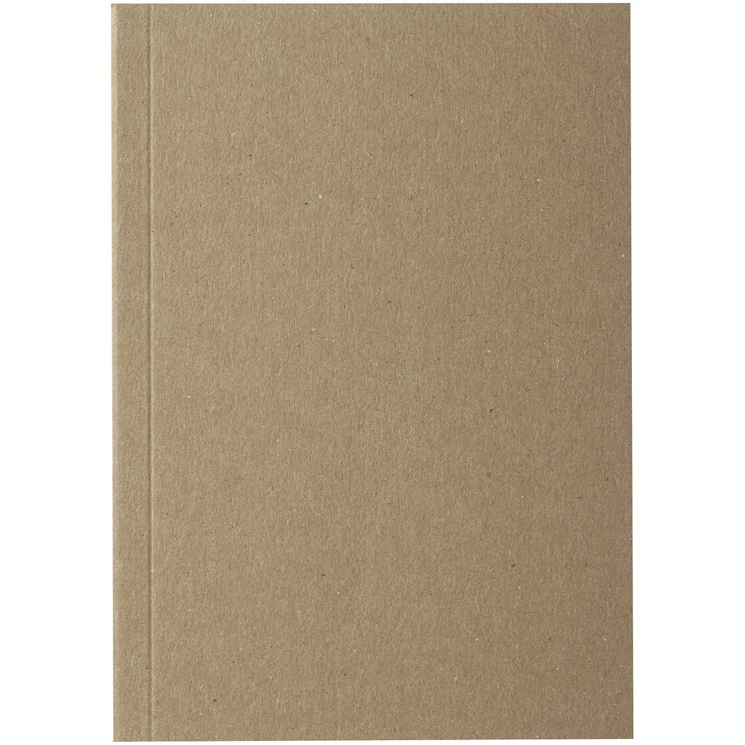 Austen A6 Softcover Notizbuch aus recyceltem Kraftpapier – 50 Blatt - Corsco