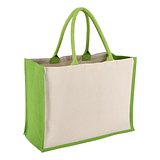 Jute-Baumwolle Tragetasche OEKO-TEX® 42,5 x 19 x 32cm 320g/m² Annin