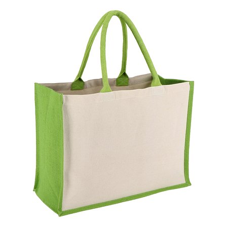 Jute-Baumwolle Tragetasche OEKO-TEX® 42,5 x 19 x 32cm 320g/m² Annin