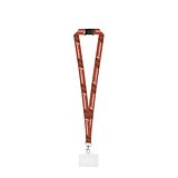 Lanyard aus Polyester mit Karabiner, Schicherheitsverschluss und unflexiblem Kartenhalter, geeignet für Sublimation Bensep