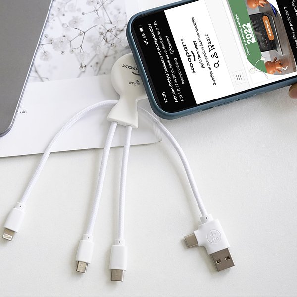 Mr. Bio Smart Charging cable with NFC Trudivri