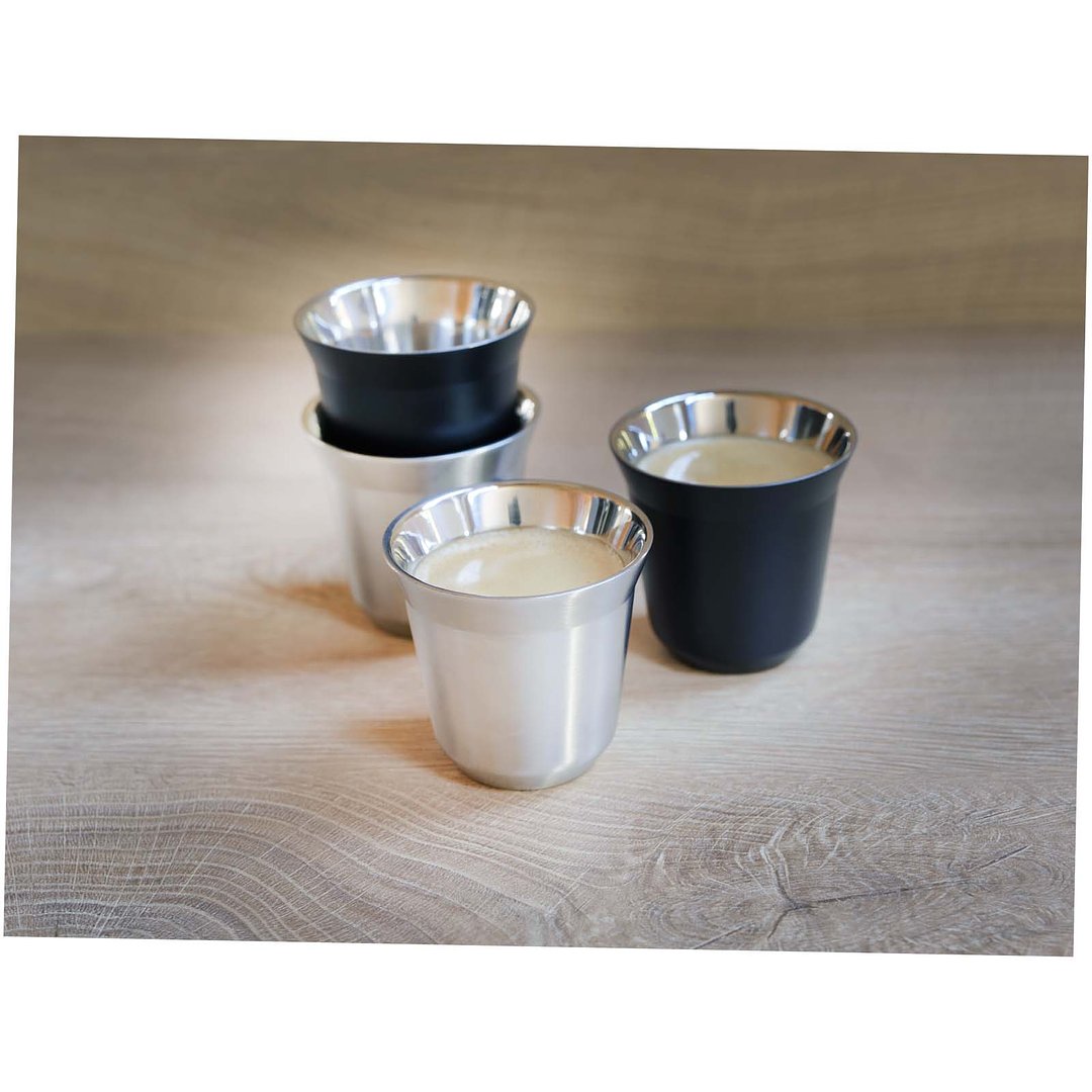 80 ml RCS-zertifiziertes Espressotassen Set aus Edelstahl - Walina