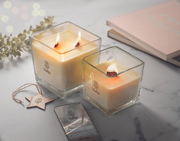 Kerze aus Pflanzenwachs 1300g Gristep