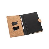 Mappe A5 aus Kork und recyceltem Polyester (100 % rPET) mit abnehmbarem Notizblock Uorinatht