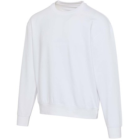 Pullover mit Rundhalsausschnitt in Übergrösse aus recycelter 280 g/m2 Bio Baumwolle (OCS), unisex - Jovep