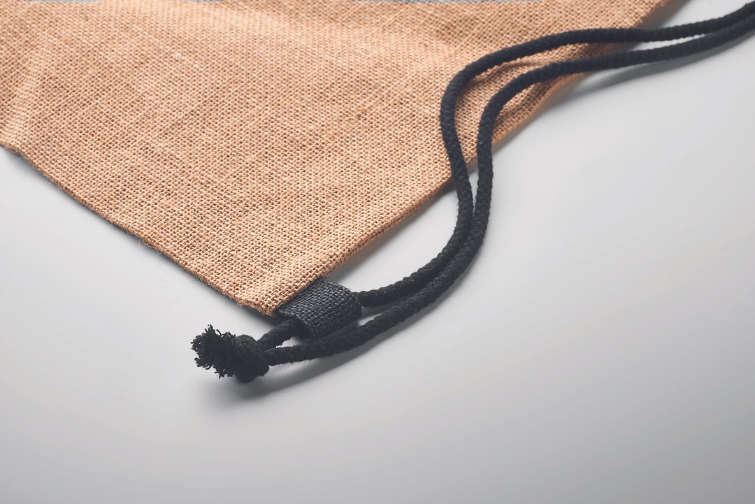 Jute Beutel mit Kordelzug Vign