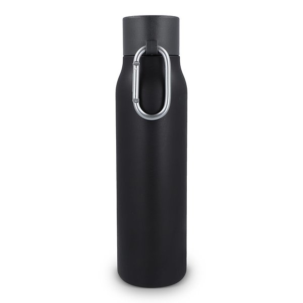 Karabiner mattierte Isolierflasche 600 ml Paunas
