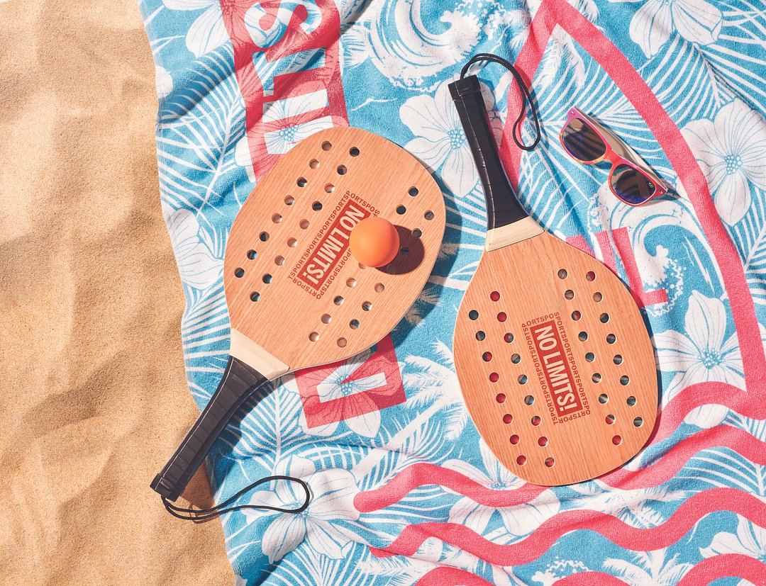 Beachball Spiel Rosenholz Fendix