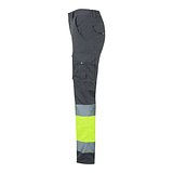 Zweifarbige Stretch-Hose mit mehreren Taschen (240 g/m²), aus Baumwolle (46 %), EME (38 %) und Polyester (16 %) Trineli