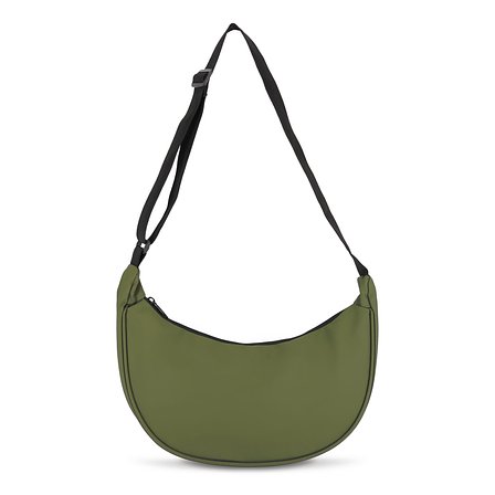 PU-beschichtete R-PET 600D Halbmond-Tragetasche Helia