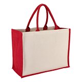 Jute-Baumwolle Tragetasche OEKO-TEX® 42,5 x 19 x 32cm 320g/m² Annin