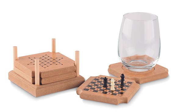 Untersetzer-Set mit Spielen Jüri