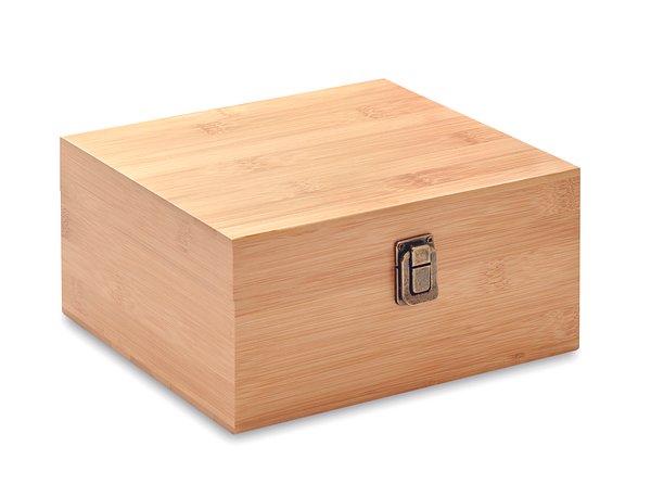 Whisky Set in Bambus Box Merena