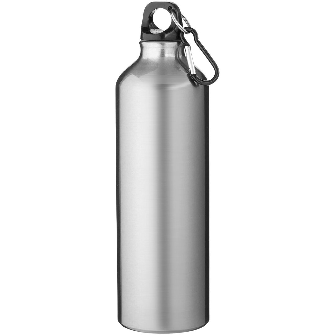 770 ml RCS-zertifizierte Trinkflasche aus recyceltem Aluminium mit Karabinerhaken - Wari