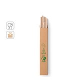 Strohhalm-Set aus Kraftpapier Lüzzama