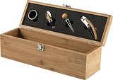 Weinset und Geschenkbox aus Bambus Mengla