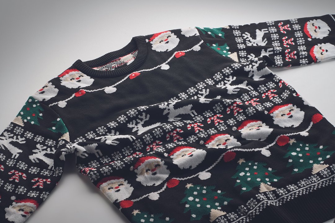 Weihnachts-LED-Pullover L/XL Raitli
