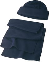 Winter-Set aus Polyester-Fleece Helixma