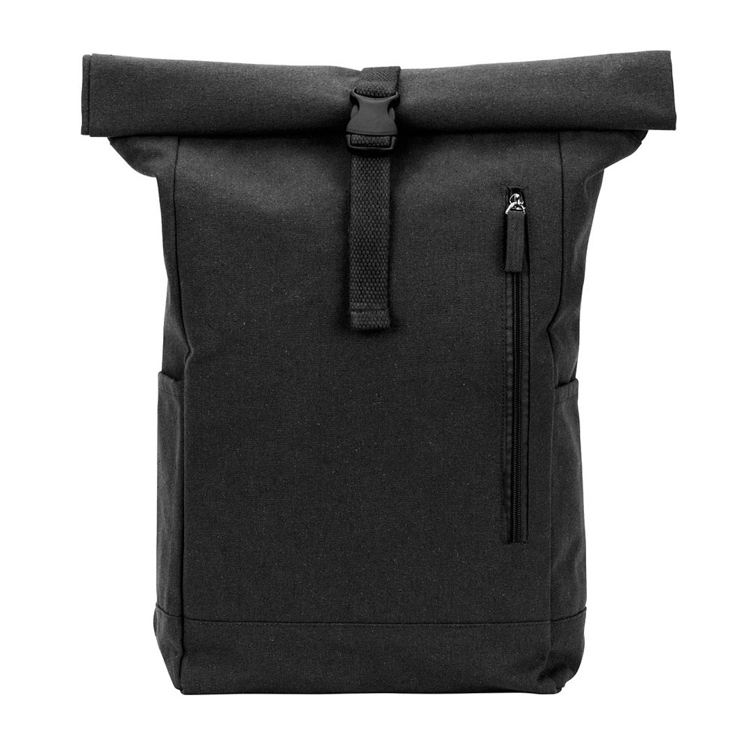Roll-Top-Rucksack aus recyceltem Baumwolle und recyceltem Polyester (380 g/m²) Lüzzasch