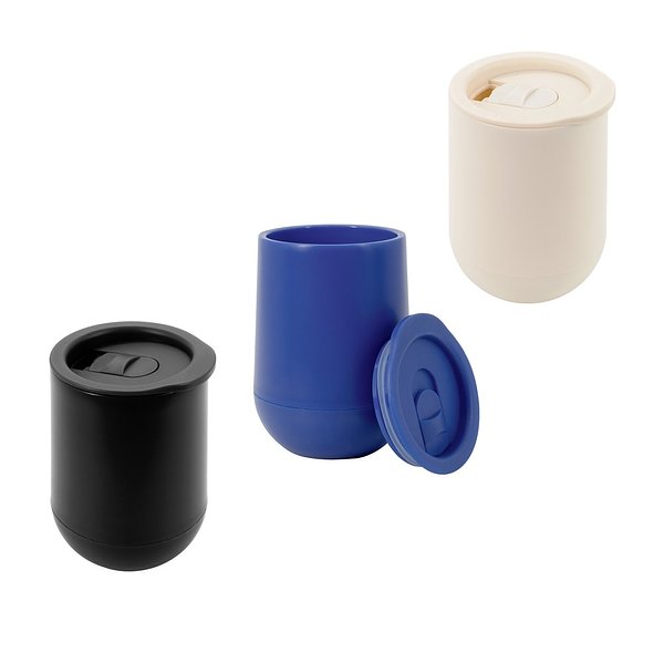 Reisebecher aus PP mit doppelwandiger, luftisolierter Ausführung Loldina