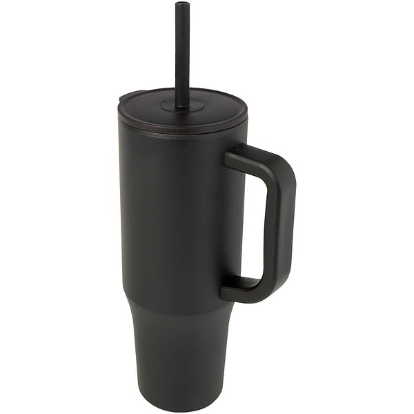 900 ml RCS-zertifizierter Isolierbecher mit Silikon Trinkhalm - Annang