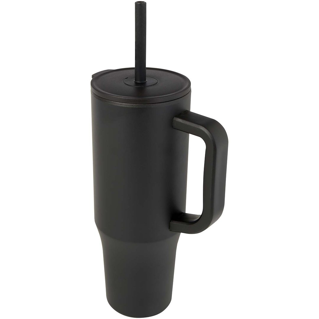 900 ml RCS-zertifizierter Isolierbecher mit Silikon Trinkhalm - Annang