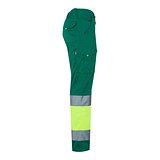 Zweifarbige Stretch-Hose mit mehreren Taschen (240 g/m²), aus Baumwolle (46 %), EME (38 %) und Polyester (16 %) Giulier