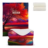 Sherpa-Fleece-Decke Sublimation 130x170 cm 510g/m² Leenat