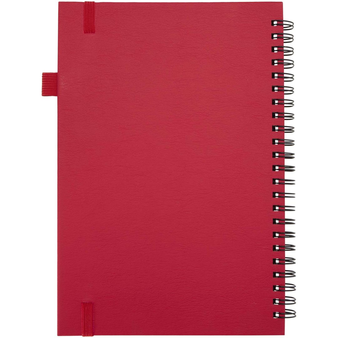 A5 Hardcover Spiralnotizbuch aus recyceltem Kunststoff - Palin