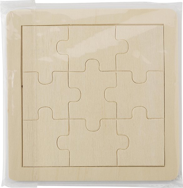 Neunteiliges Puzzle aus Holz Ingia