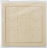 Neunteiliges Puzzle aus Holz Ingia