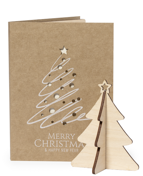 Ornament Weihnachtskarte Idurd