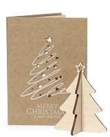 Ornament Weihnachtskarte Idurd