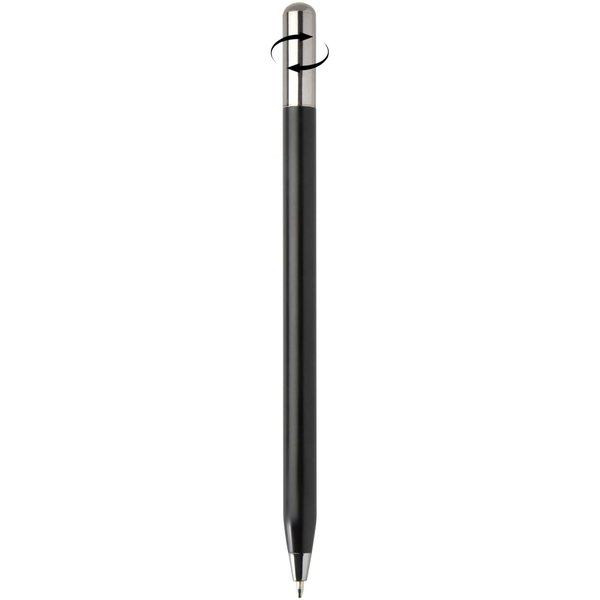 Kugelschreiber aus recyceltem Aluminium (schwarze Tinte) - Giusen
