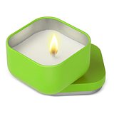 Ananda Duftkerze auf pflanzlicher Basis in recycelter Dose Rudico