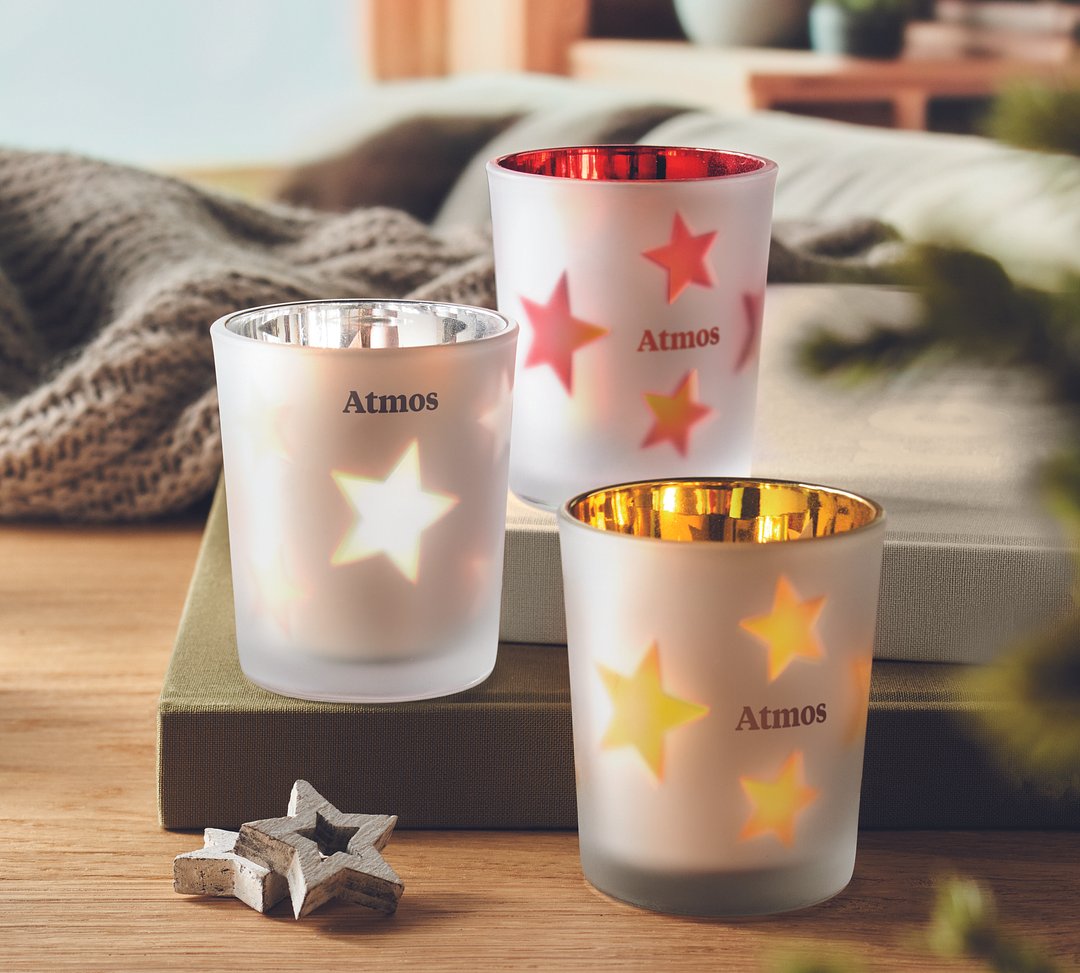 LED-Teelicht im Glashalter Luolfri