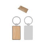 Schlüsselanhänger aus Eisen in rechteckiger Form Griköri