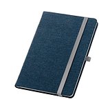 A5-Notizbuch aus Denim-Gewebe mit unlinierten Blättern Ruedivan