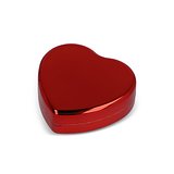 Lippenbalsam in Flacher metallischer Herzformdose Benini