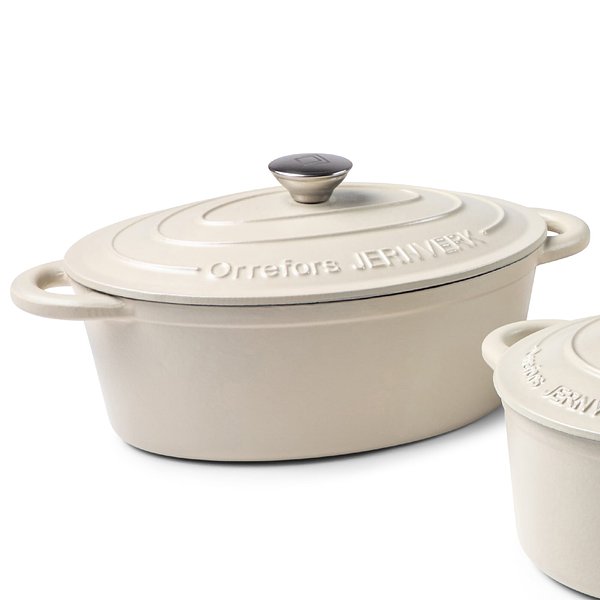 Emaillierte Ovale Eisenpfanne 3.5L Stga