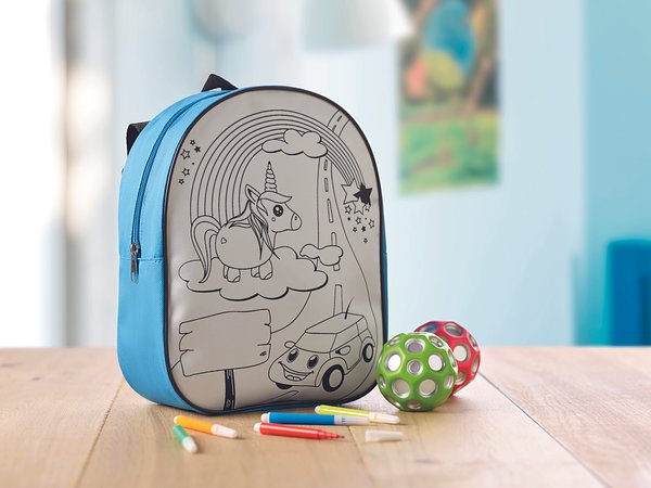 Rucksack mit 5 Filzstiften Giuana