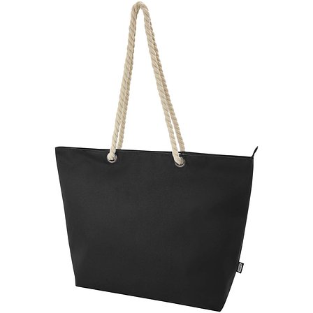 Strandkühltasche mit Kordelgriffen aus recyceltem GRS-Material - Vrettas